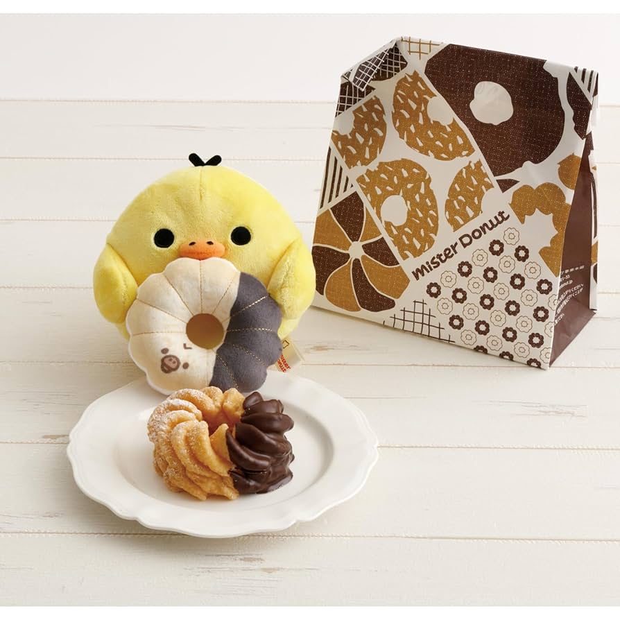 サンエックス リラックマ キイロイトリ ドーナツショップ 屋台セット ぬいぐるみ リラックマ キイロイトリ ドーナツショップ屋台セット 未開封